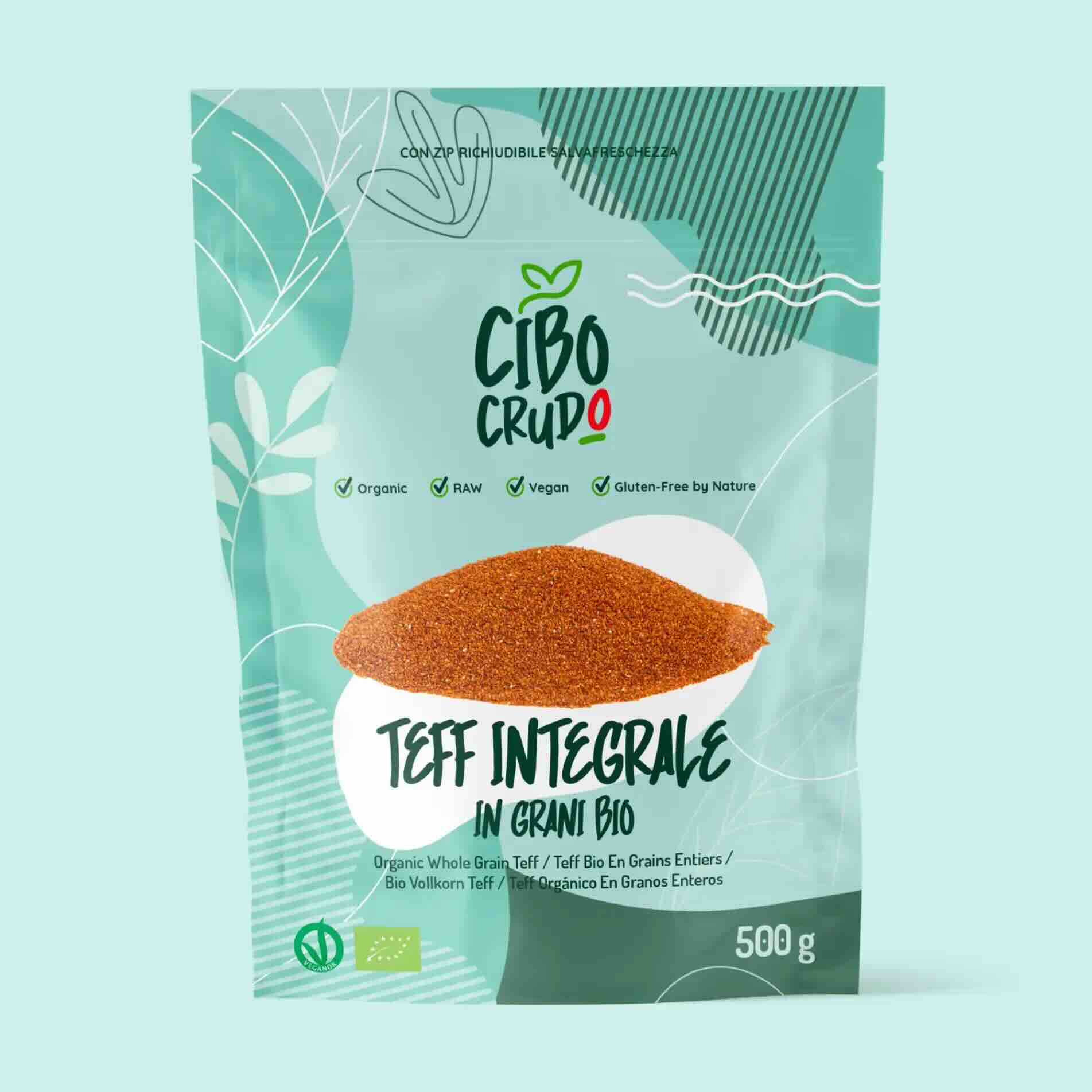 Teff Integrale Bio e Crudo- 500 gr
